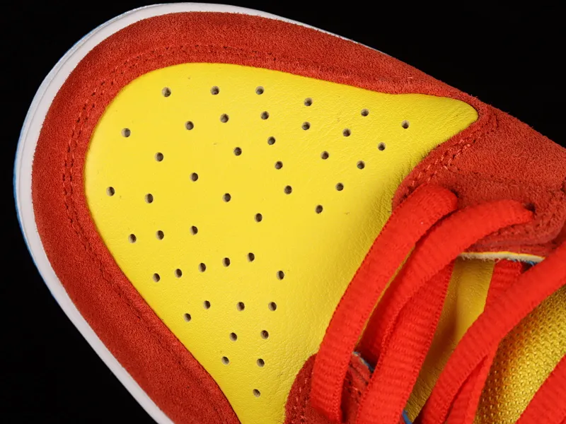All categories Nk SB Dunk series Nk SB Dunk Low low-top sneakers J version Nk SB Dunk Low Pro "Bart Simpson" yellow orange Simpson SB low-top sports and leisure sneakers BQ6817-602
